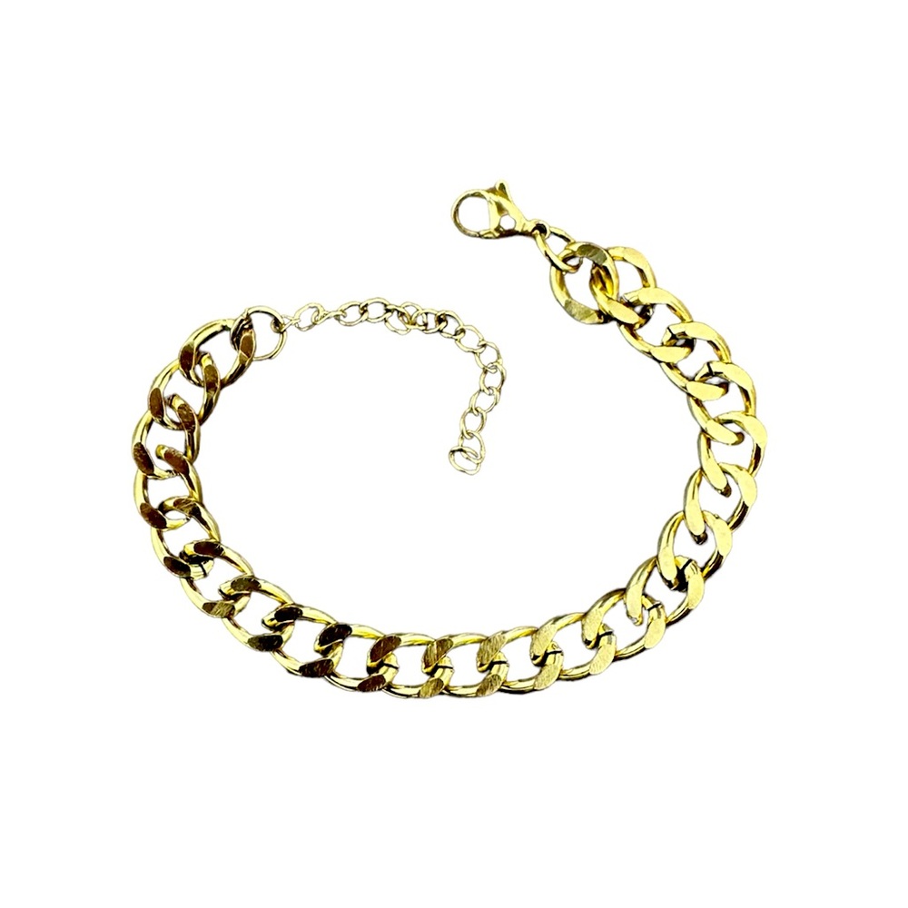 14K Gold Plated Cuban Link Bracelet (Chunky)